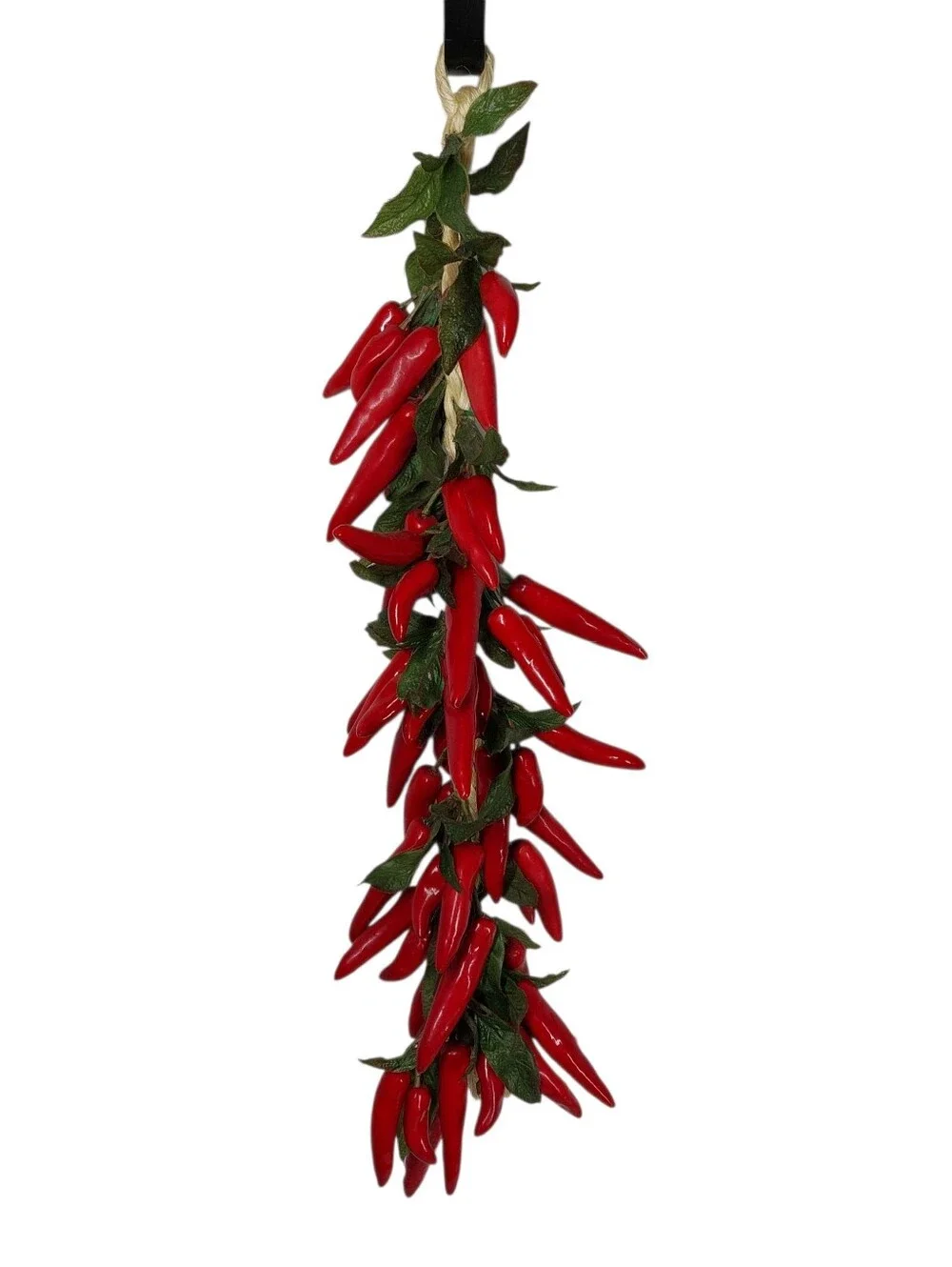 2 Vintage Red Chili Pepper Garlands Ristra Mexico Southwest Hanging Decor